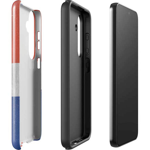 Dominican Republic Flag Faded Galaxy S24 Plus Impact Case